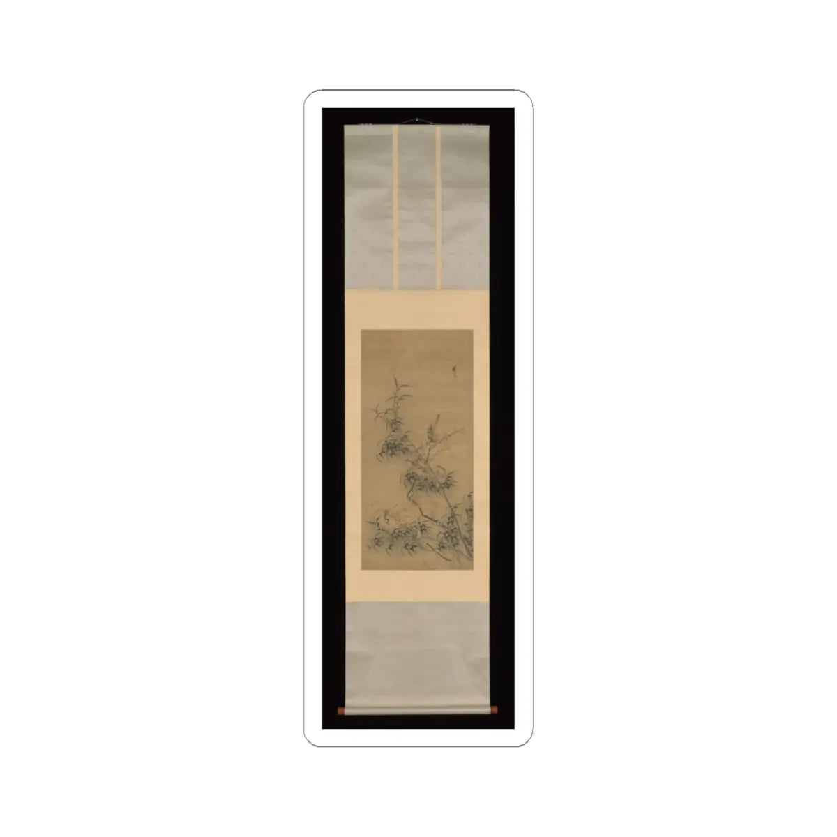 Lin Liang - Birds Amidst Blossoming Plum and Bamboo - unknown v2 - STICKER Vinyl Kiss-Cut Decal