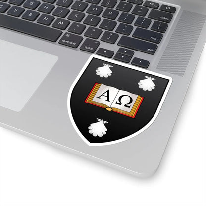 Linacre College Oxford Coat Of Arms (England) (Coat of Arms) STICKER Vinyl Kiss-Cut Decal - The Sticker Space