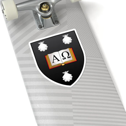 Linacre College Oxford Coat Of Arms (England) (Coat of Arms) STICKER Vinyl Kiss-Cut Decal - The Sticker Space