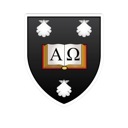 Linacre College Oxford Coat Of Arms (England) (Coat of Arms) STICKER Vinyl Kiss-Cut Decal - The Sticker Space
