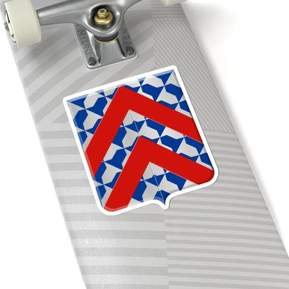 Lincent wapen (Belgium) (Coat of Arms) STICKER Vinyl Kiss-Cut Decal - The Sticker Space