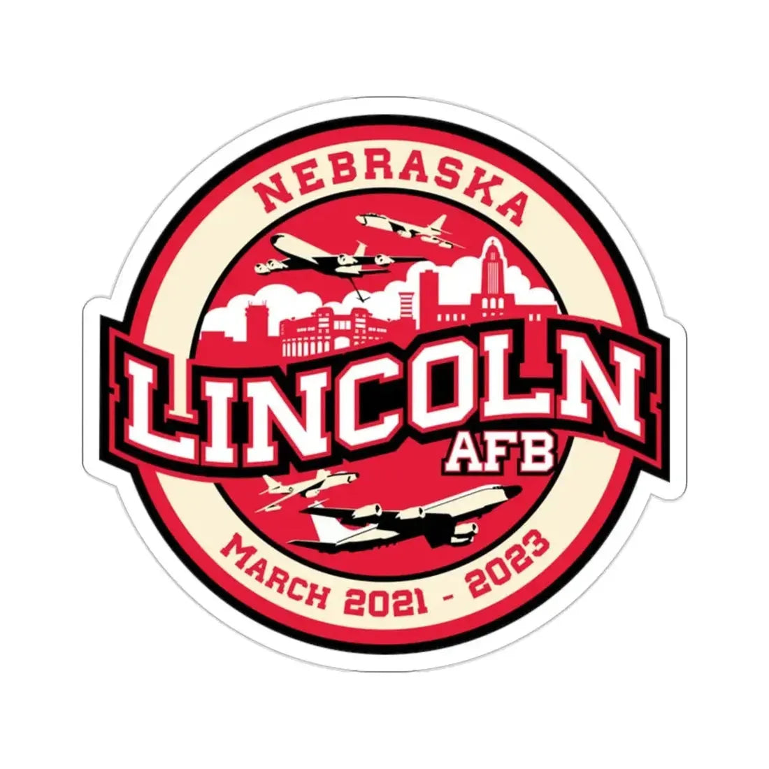 Lincoln Air Force Base (U.S. Air Force) STICKER Vinyl Die-Cut Decal 2 Inch - The Sticker Space