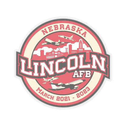 Lincoln Air Force Base (U.S. Air Force) STICKER Vinyl Kiss-Cut Decal 6 Inch Transparent - The Sticker Space