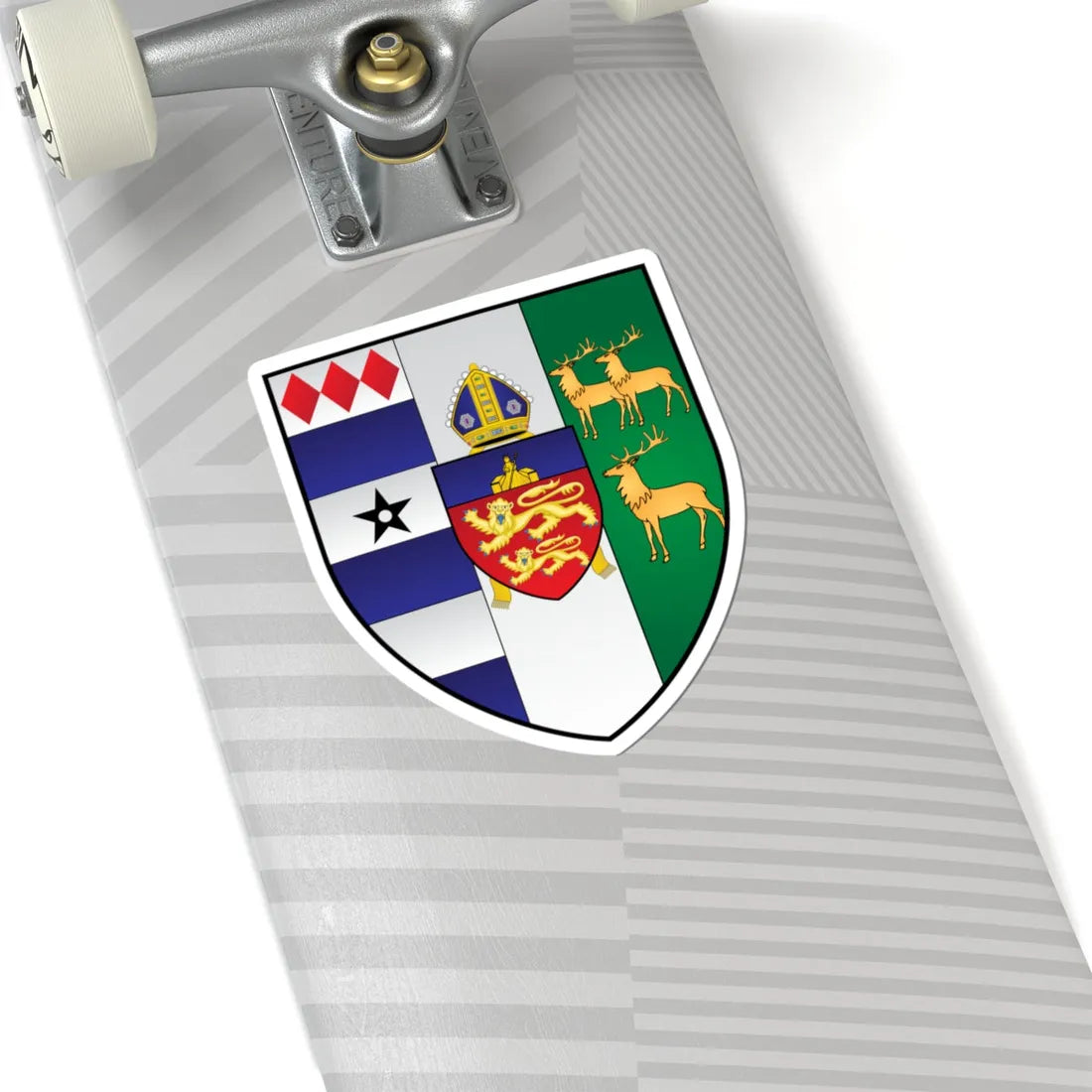Lincoln College Oxford Coat Of Arms (England) (Coat of Arms) STICKER Vinyl Kiss-Cut Decal - The Sticker Space