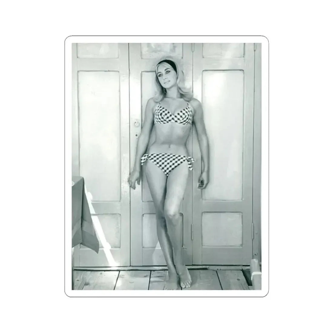 Linda Gaye Scott #01 (Vintage Female Icon) STICKER Vinyl Kiss-Cut Decal 4 Inch White - The Sticker Space