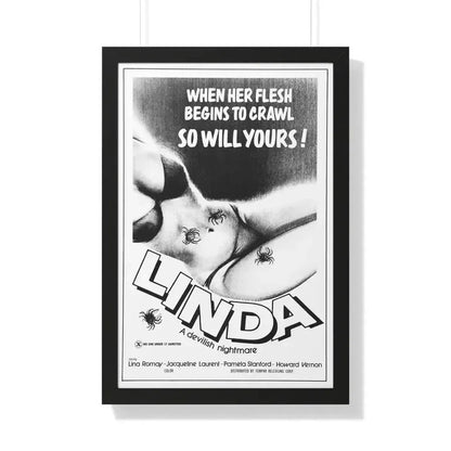LINDA (LORNA THE EXORCIST) 1974 - Framed Movie Poster 20" x 30" Black - The Sticker Space