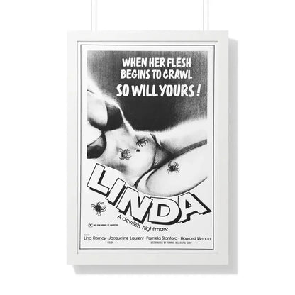 LINDA (LORNA THE EXORCIST) 1974 - Framed Movie Poster 20" x 30" White - The Sticker Space