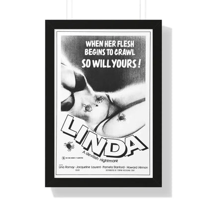 LINDA (LORNA THE EXORCIST) 1974 - Framed Movie Poster - The Sticker Space