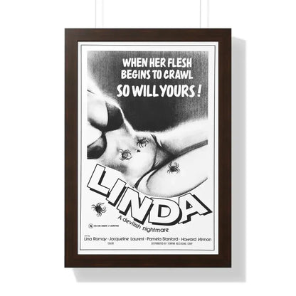 LINDA (LORNA THE EXORCIST) 1974 - Framed Movie Poster - The Sticker Space
