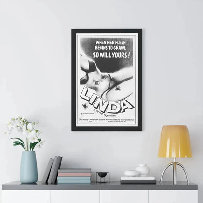 LINDA (LORNA THE EXORCIST) 1974 - Framed Movie Poster - The Sticker Space