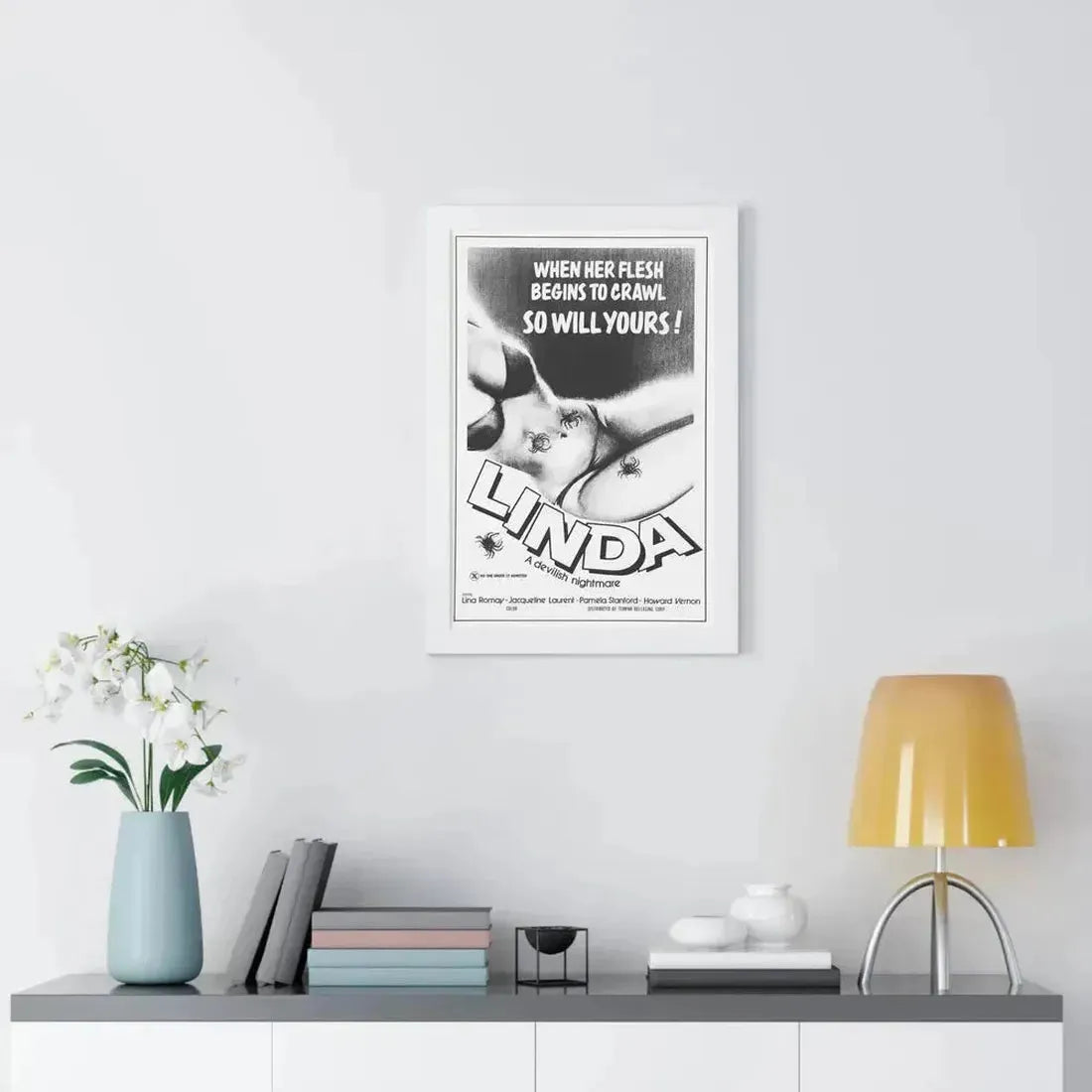 LINDA (LORNA THE EXORCIST) 1974 - Framed Movie Poster - The Sticker Space