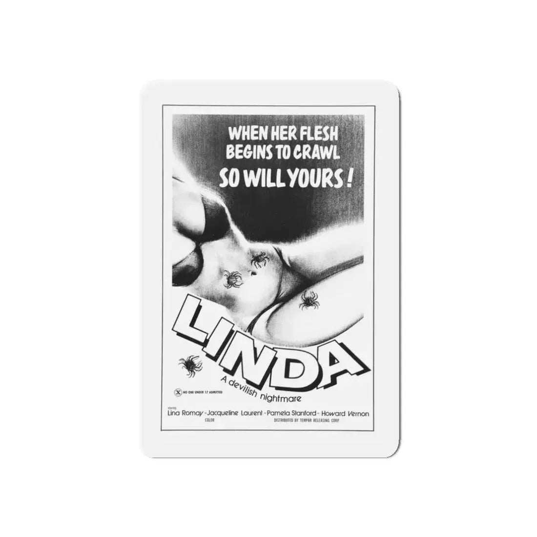 LINDA (LORNA THE EXORCIST) 1974 Movie Poster - Refrigerator Magnet - The Sticker Space