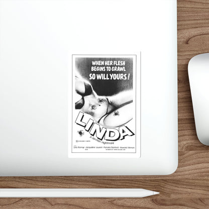 LINDA (LORNA THE EXORCIST) 1974 Movie Poster STICKER Vinyl Die-Cut Decal-The Sticker Space