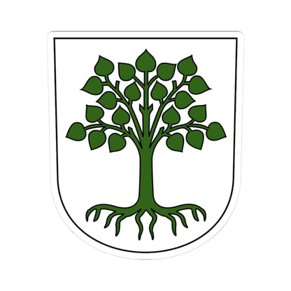 Lindau-blazon (Switzerland) (Coat of Arms) STICKER Vinyl Kiss-Cut Decal 3 Inch White - The Sticker Space