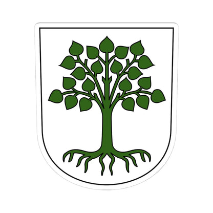 Lindau-blazon (Switzerland) (Coat of Arms) STICKER Vinyl Kiss-Cut Decal 4 Inch White - The Sticker Space