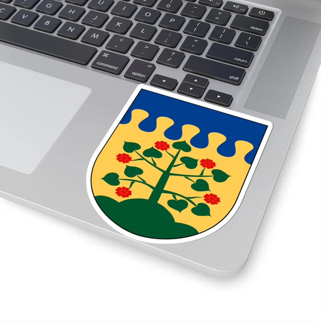 Lindbergs församling vapen (Sweden) (Coat of Arms) STICKER Vinyl Kiss-Cut Decal - The Sticker Space