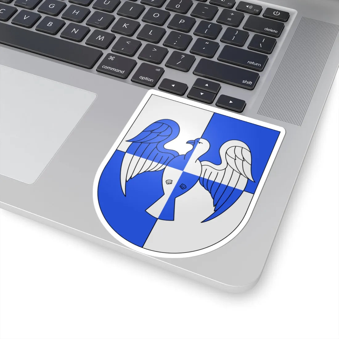 Linescio-coat of arms (Switzerland) (Coat of Arms) STICKER Vinyl Kiss-Cut Decal - The Sticker Space