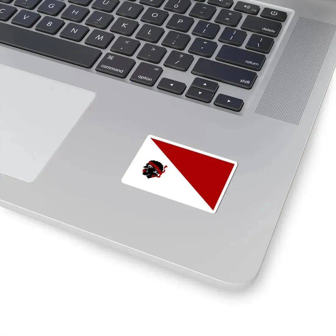 Linkebeek vlag (Belgium) STICKER Vinyl Kiss-Cut Decal - The Sticker Space