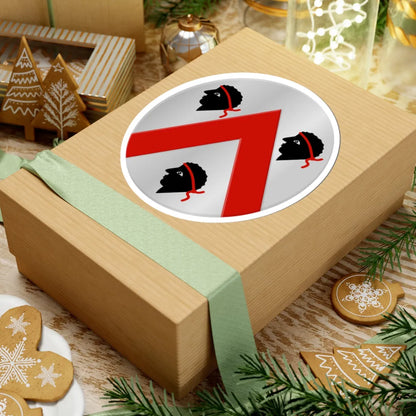 Linkebeek wapen (Belgium) (Coat of Arms) STICKER Vinyl Kiss-Cut Decal - The Sticker Space