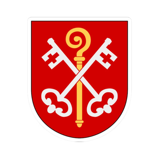 Linköping stift vapen (Sweden) (Coat of Arms) STICKER Vinyl Kiss-Cut Decal 2 Inch White - The Sticker Space