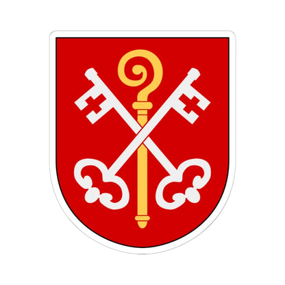Linköping stift vapen (Sweden) (Coat of Arms) STICKER Vinyl Kiss-Cut Decal 6 Inch White - The Sticker Space
