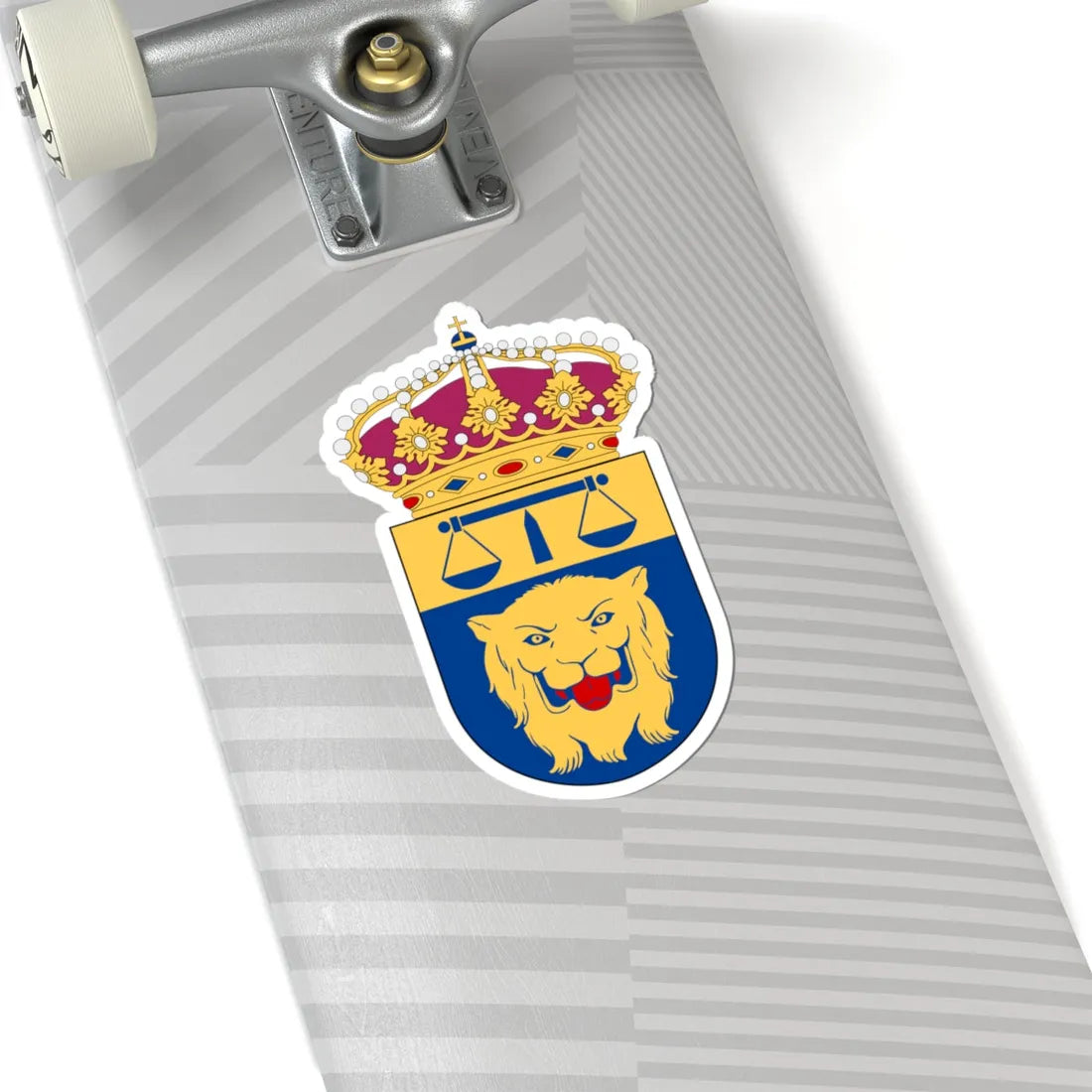 Linköpings tingsrätt vapen (Sweden) (Coat of Arms) STICKER Vinyl Kiss-Cut Decal - The Sticker Space