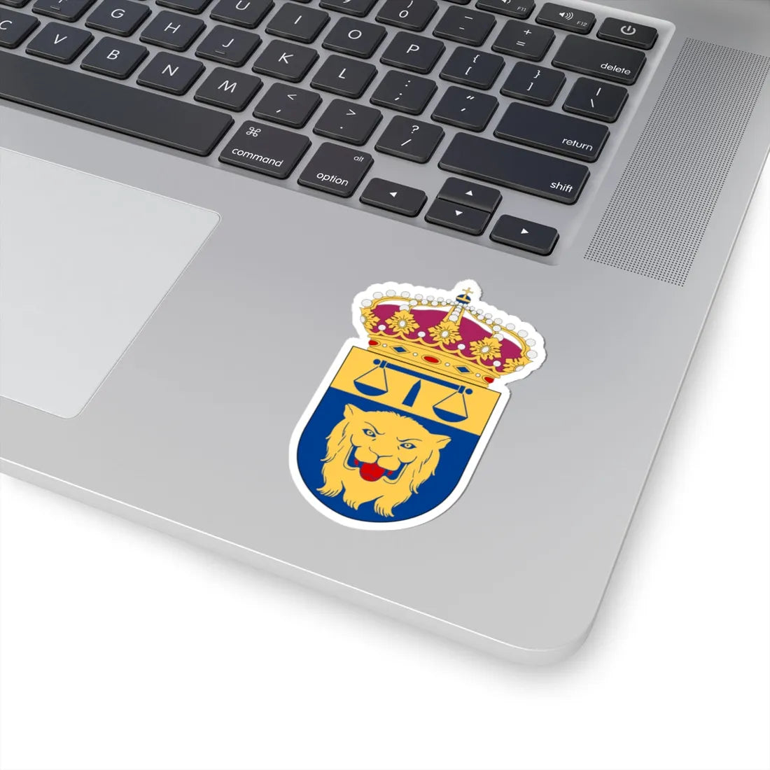 Linköpings tingsrätt vapen (Sweden) (Coat of Arms) STICKER Vinyl Kiss-Cut Decal - The Sticker Space
