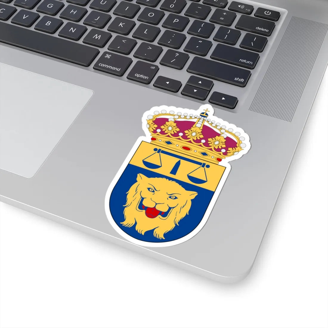 Linköpings tingsrätt vapen (Sweden) (Coat of Arms) STICKER Vinyl Kiss-Cut Decal - The Sticker Space