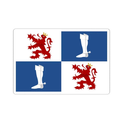 Linter vlag (Belgium) STICKER Vinyl Kiss-Cut Decal 2 Inch White - The Sticker Space