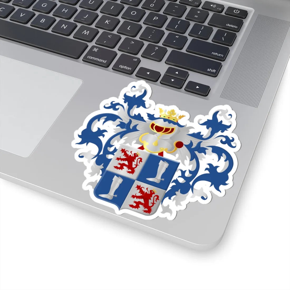 Linter wapen2 (Belgium) (Coat of Arms) STICKER Vinyl Kiss-Cut Decal - The Sticker Space