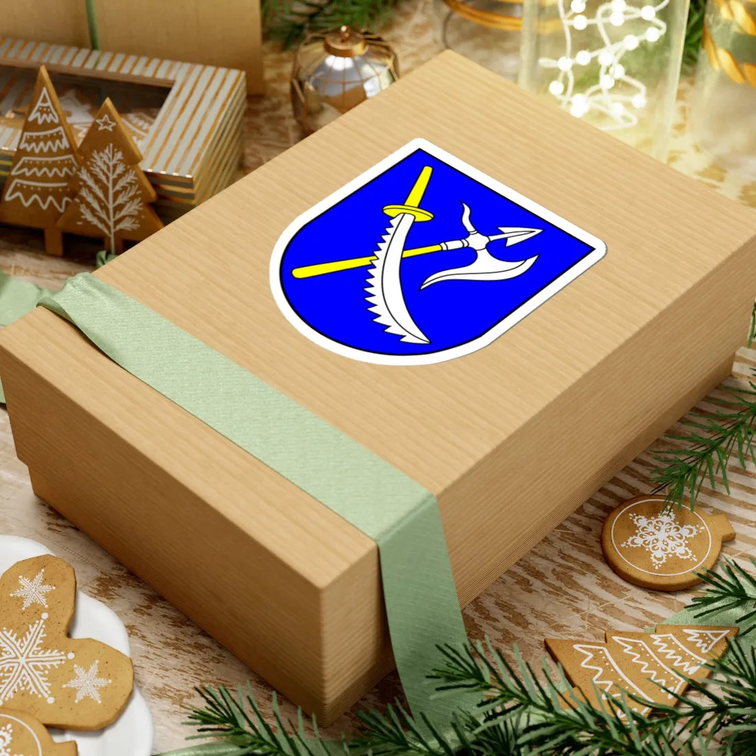 Lioliuherbas (Lithuania) (Coat of Arms) STICKER Vinyl Kiss-Cut Decal - The Sticker Space