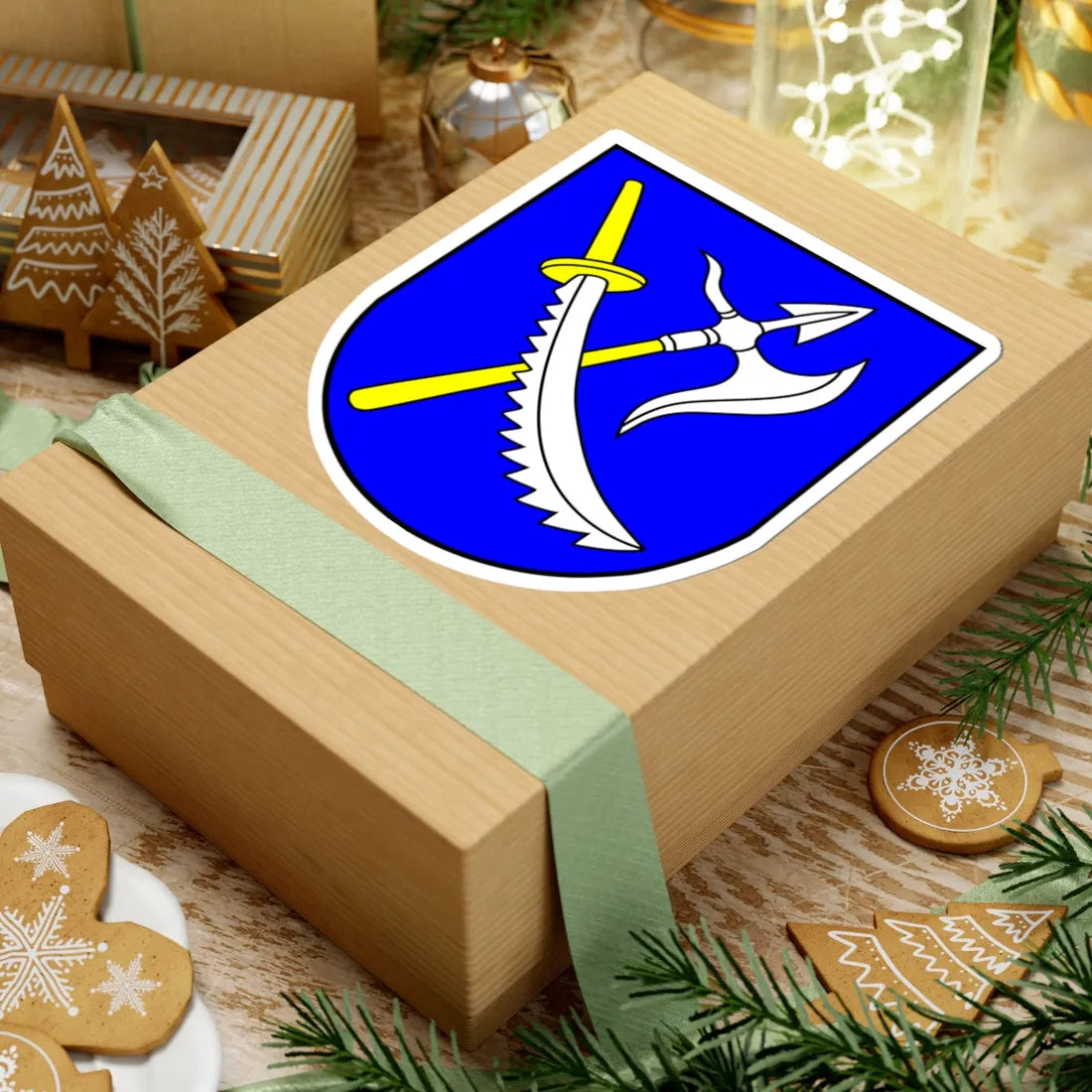 Lioliuherbas (Lithuania) (Coat of Arms) STICKER Vinyl Kiss-Cut Decal - The Sticker Space