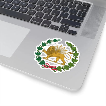 Lion and Sun Emblem of Persia Variant 1 (Iran) (Coat of Arms) STICKER Vinyl Kiss-Cut Decal - The Sticker Space