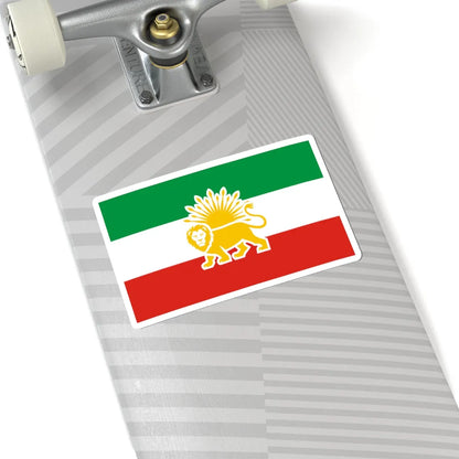Lion and Sun Flag proposal for the Republic of Iran (Iran) STICKER Vinyl Kiss-Cut Decal - The Sticker Space