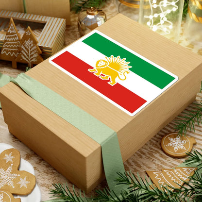 Lion and Sun Flag proposal for the Republic of Iran (Iran) STICKER Vinyl Kiss-Cut Decal - The Sticker Space