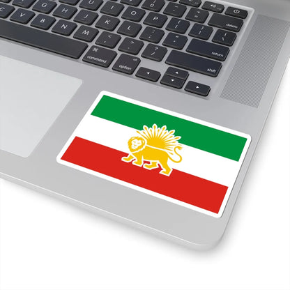 Lion and Sun Flag proposal for the Republic of Iran (Iran) STICKER Vinyl Kiss-Cut Decal - The Sticker Space