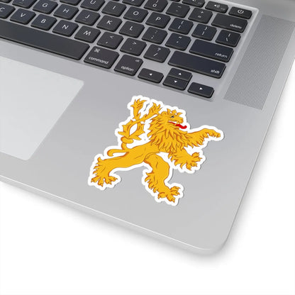 Lion from the greater coat of arms of Czechoslovakia (Slovakia) (Coat of Arms) STICKER Vinyl Kiss-Cut Decal - The Sticker Space