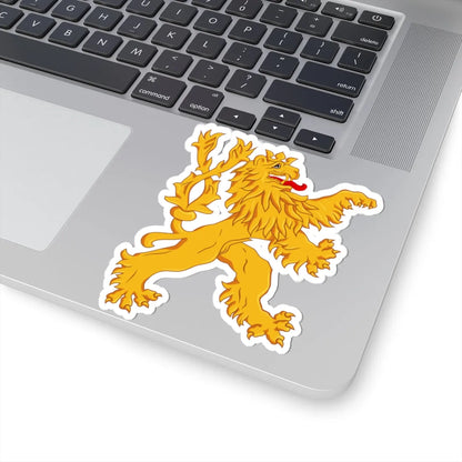 Lion from the greater coat of arms of Czechoslovakia (Slovakia) (Coat of Arms) STICKER Vinyl Kiss-Cut Decal - The Sticker Space
