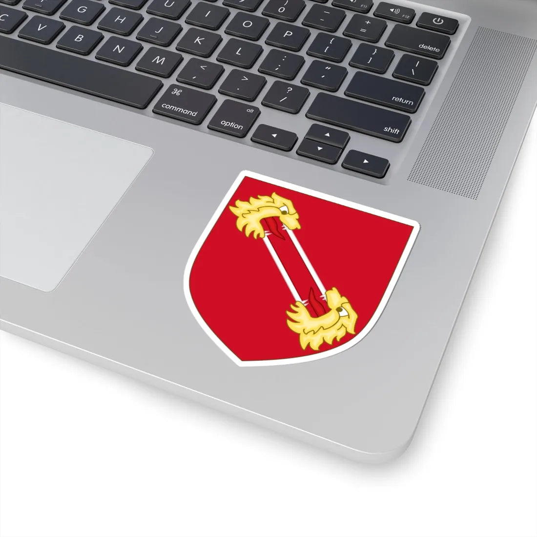 Lion heads Badge of Bartolomeo Colleoni (Italy) (Coat of Arms) STICKER Vinyl Kiss-Cut Decal - The Sticker Space