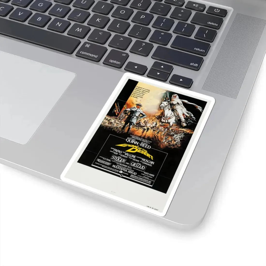 Lion of the Desert 1980 Movie Poster - STICKER Vinyl Kiss-Cut Decal - The Sticker Space