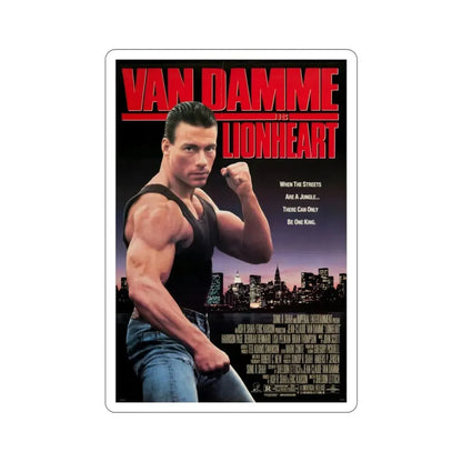 Lionheart 1990 Movie Poster STICKER Vinyl Die-Cut Decal 3 Inch - The Sticker Space