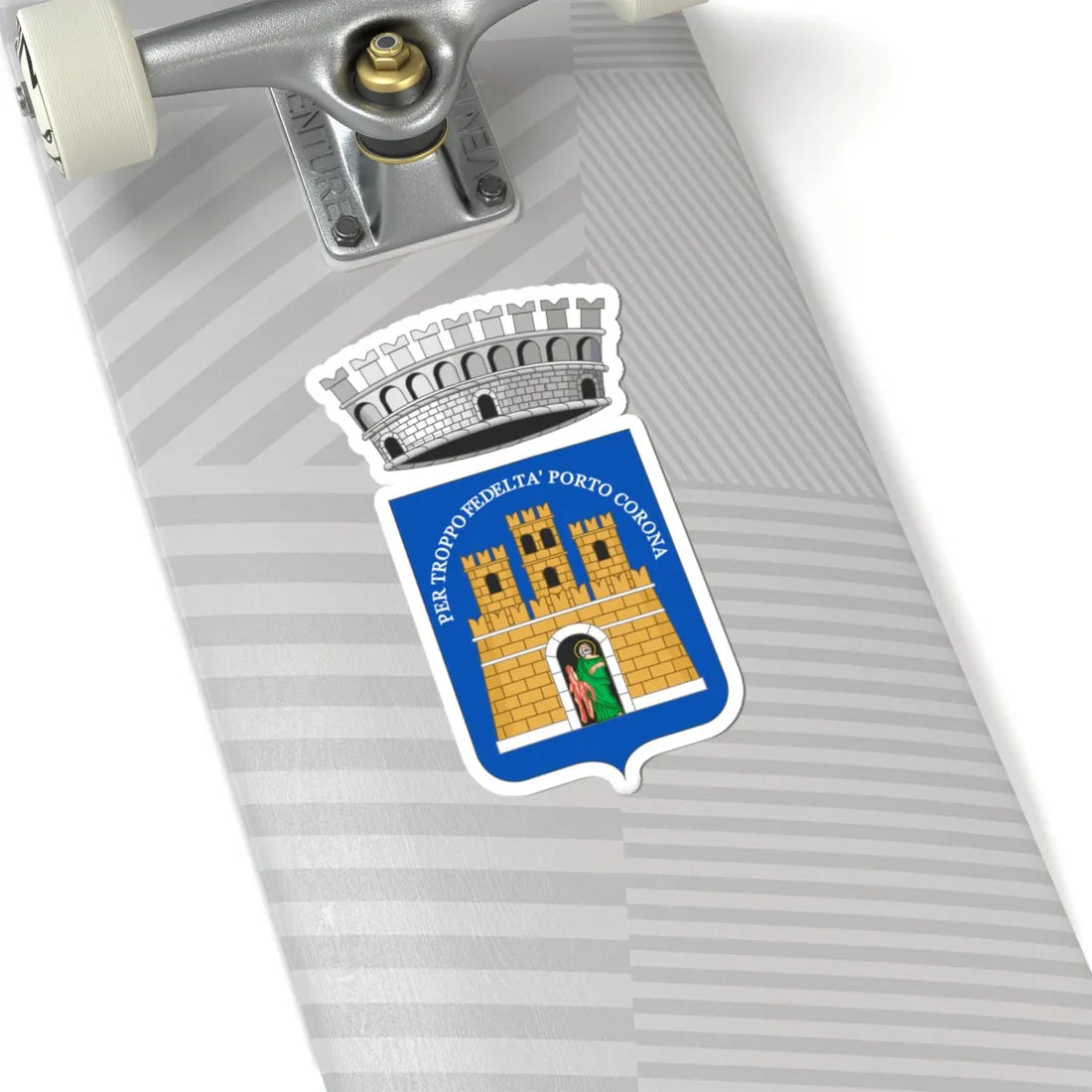 Lipari-Stemma (Italy) (Coat of Arms) STICKER Vinyl Kiss-Cut Decal - The Sticker Space