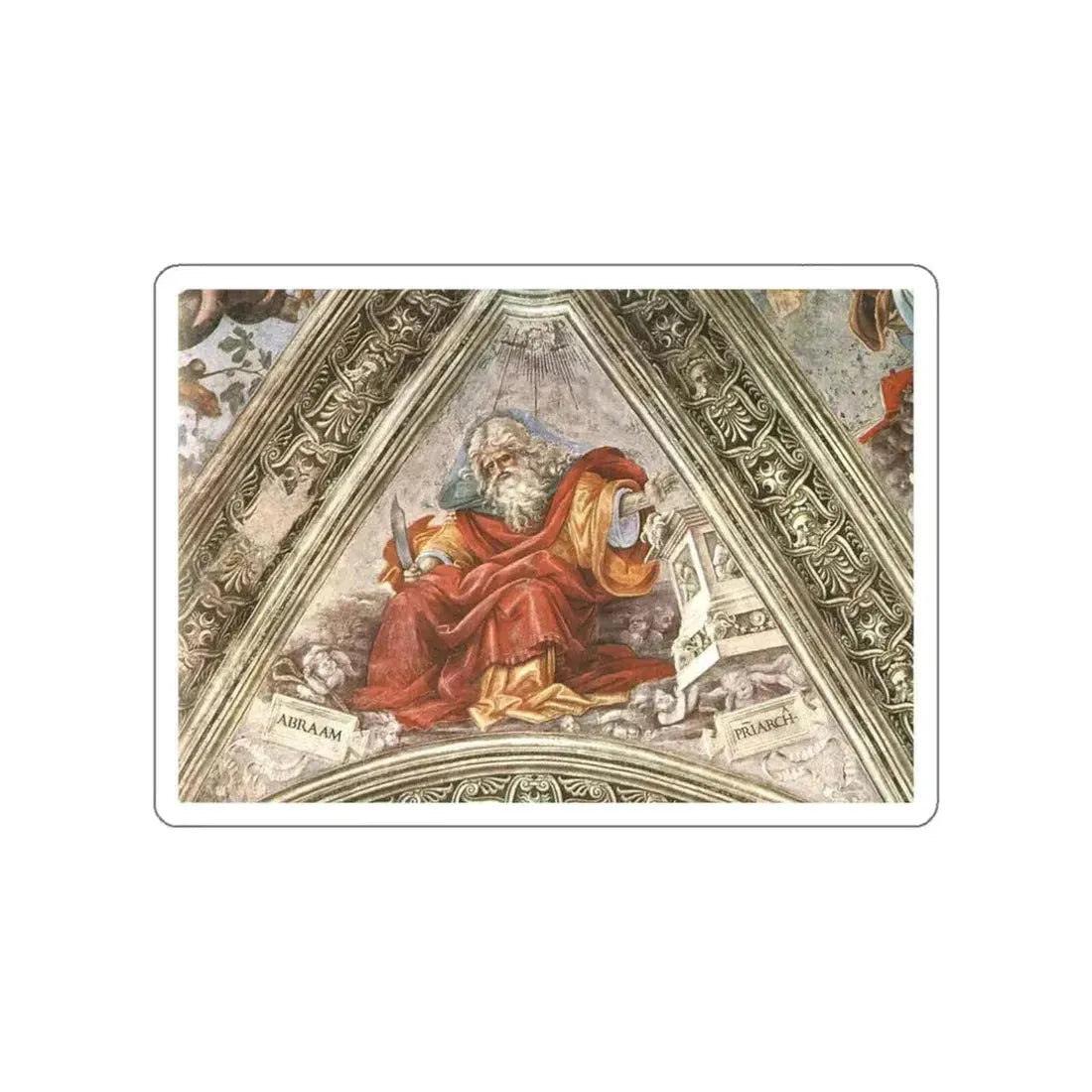 LIPPI, Filippino  - Abraham (Artwork) STICKER Vinyl Die-Cut Decal White Die-Cut 3 Inch - The Sticker Space