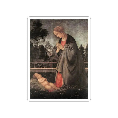 LIPPI, Filippino  - Adoration of the Child2 (Artwork) STICKER Vinyl Die-Cut Decal - The Sticker Space