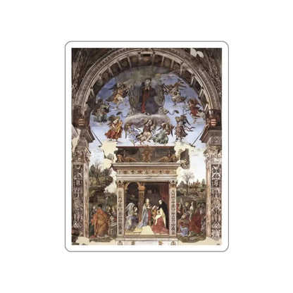 LIPPI, Filippino  - Carafa Chapel-Assumption and Annunciation (Artwork) STICKER Vinyl Die-Cut Decal - The Sticker Space