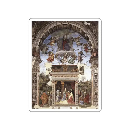 LIPPI, Filippino  - Carafa Chapel-Assumption and Annunciation (Artwork) STICKER Vinyl Die-Cut Decal White Die-Cut 2 Inch - The Sticker Space