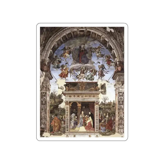 LIPPI, Filippino  - Carafa Chapel-Assumption and Annunciation (Artwork) STICKER Vinyl Die-Cut Decal White Die-Cut 2 Inch - The Sticker Space