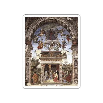 LIPPI, Filippino  - Carafa Chapel-Assumption and Annunciation (Artwork) STICKER Vinyl Die-Cut Decal White Die-Cut 3 Inch - The Sticker Space