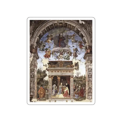 LIPPI, Filippino  - Carafa Chapel-Assumption and Annunciation (Artwork) STICKER Vinyl Die-Cut Decal White Die-Cut 5 Inch - The Sticker Space