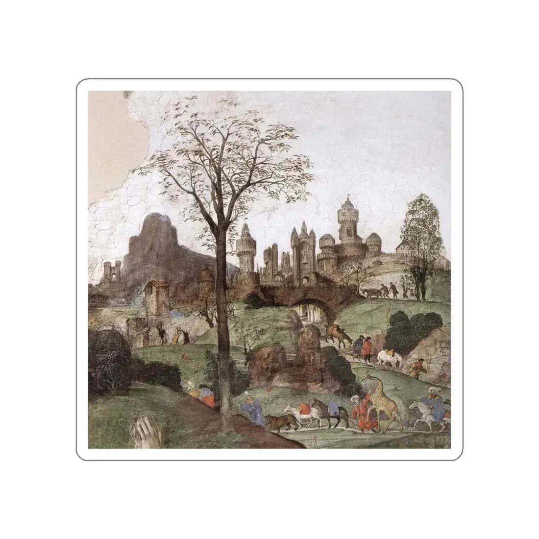 LIPPI, Filippino  - Carafa Chapel-Assumption (detail)3 (Artwork) STICKER Vinyl Die-Cut Decal - The Sticker Space